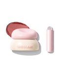 SHEGLAM Bounce Putty Pocket Lip Pot velvet Matte Lip Gloss Soft High Pigment Color Lip Stain with Brush-Pomelo Plump - color: Pomelo Plump