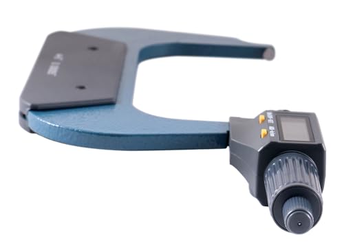 Accusize Industrial Tools 4-5''/100-125 mm by 0.00005''/0.001 mm 2 Keys Electronic Digital Outside Micrometer, Metric/Imperial, Md71-0005 - size: 4-5"