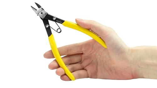 Tsunoda, SNP-145R Slim-type Diagonal Cutter for Plastics (6-Inch Round) - style: 6-Inch Round