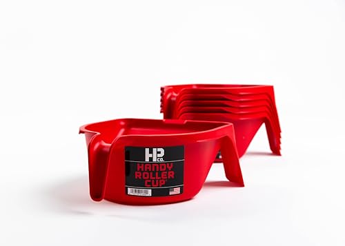 HP CO. HANDY PRODUCTS Roller Cup, Fits Mini Rollers up to 6 Inches, 6 Count - size: Roller Cup – 6 Pack