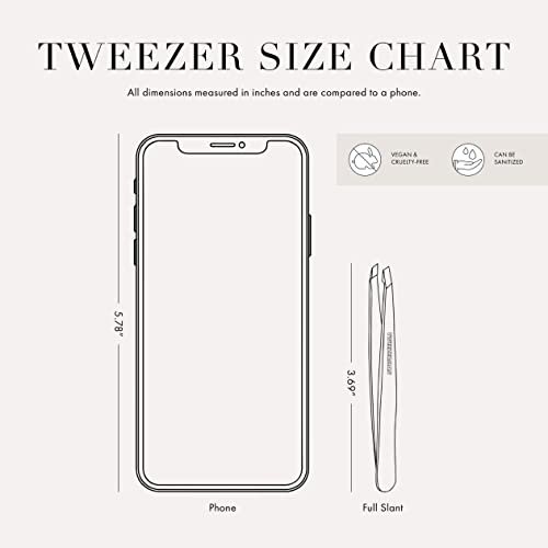 Tweezerman Slant Tweezer – Tweezers for Eyebrows Evening Blue - style: Evening Blue