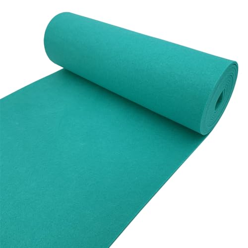 aufodara Felt Fabric 11.8 x 98.4 inch Craft Felt Fabric Roll, Felt 3mm Thick for Felt Table Mats DIY Arts & Crafts Patchwork Sewing Decorations (Mint Blue) - color: Mint Blue