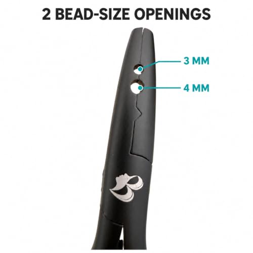 MIRACLE 7 Inch Hair Extension Pliers, 2-Hole Bead Crimper and Remover Tool - size: 7 inch
