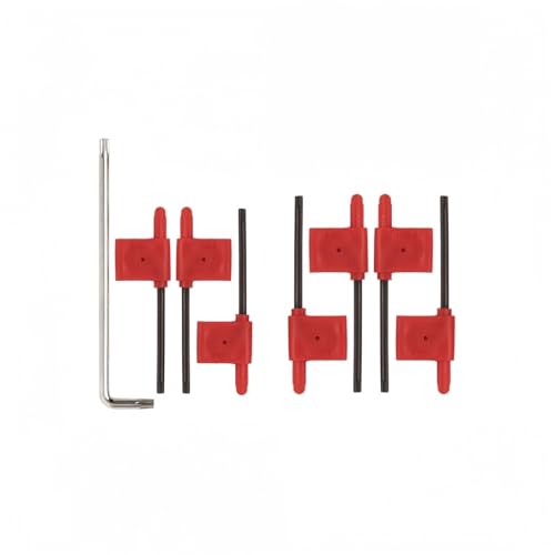 14Pcs Carbide Turning Inserts for 3/8'' 10mm Metal Lathe Cutting Holder,Replaceable Carbide Inserts for Precise Turning,Threading, Cutoff, Boring - style: Inserts replacement 3/8" 10mm
