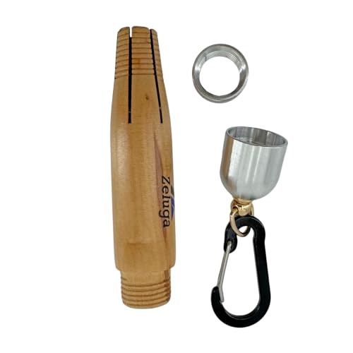 Zeluga 30-560 Lumber Crayon Holder, Beech Wood Clip w/Aluminum Carabiner