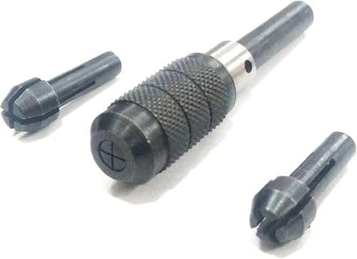 Buyohlic Set of 3 Pcs Pin Chuck Set-Capacity: 0"-1/32", 1/32"-1/16", 1/16"-3/32"-Small Drill Bits