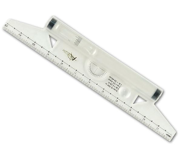 Acurit Rolling Ruler - A Must Have 4-in-1 Tool for Any Artist, Perfect for Illustrations, Drawings, Measurements, Line and Angle Drawing, & More! - Single - size: Single