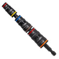 Klein Tools 32933 7-in-1 Impact Driver, SAE Impact Rated Socket Set, 5-Inch - size: 7-in-1 (9/16)