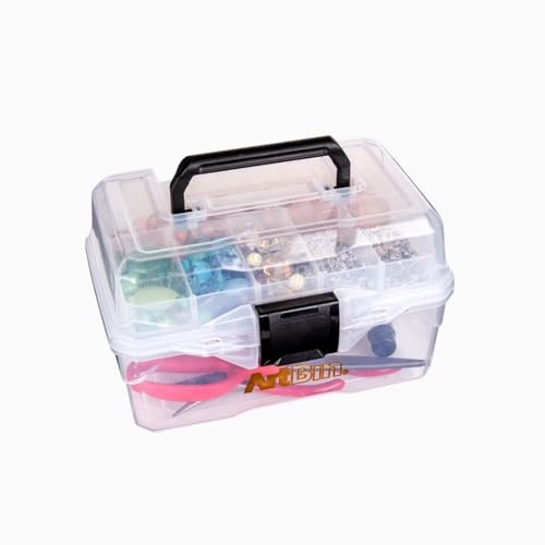 ArtBin Small Project Box with Lift-Out Tray, Clear