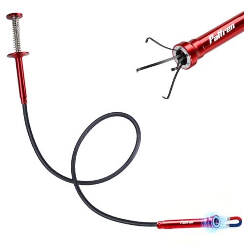 24-Inch Flexible Magnetic Pickup Tool, 4LB Retractable 4-Claw Grabber - size: Claw Grabber