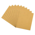 10 Pcs 400 Grit Sandpaper 9 x 11 Inch Sand Paper Alumina Gold - size: 9 x 11 Inch(400 Grit)