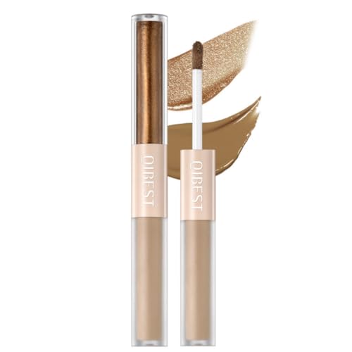 Glitter Matte Eyeshadow liquid Pigments Metals Gloss Sparkling Smokey Eye Looks Shimmer Gloden Brown - color: Various-Gloden Brown
