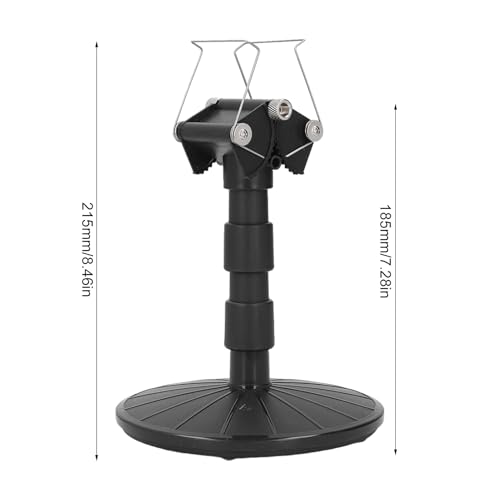 Adjustable Height Turn Table, 360 Rotation Non-Slip Stable Base Spray Stand for Model Painters Airbrush Artists DIY Crafters Hobbyists Workstation