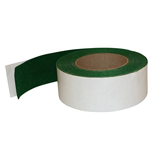 J.V. Converting Acrylic Craft Felt Tape (ACF-06) – 1mm Adhesive Felt - color: Emerald Green, size: 2 in. x 25 ft.