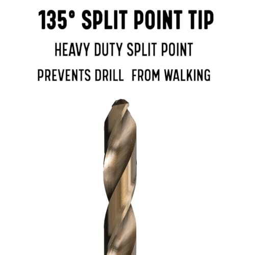 Drill America - DWDCO3/64P12 3/64" Cobalt Drill Bit (Pack of 12), DWDCO Series - size: 3/64"