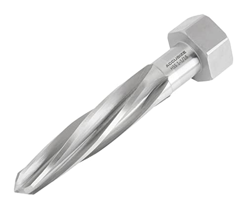 Accusize HSS Bridge Reamer, 1-1/16 in, Hex Shank, 0523-6055 - size: 1-1/16 inch