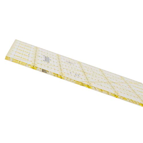 Omnigrip Clear Quilting Ruler by Omnigrid, Cuts 2-1/2'' x 8''" Fabric - size: 2.5" x 8"