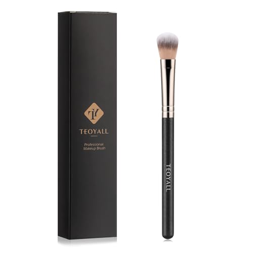 TEOYALL Highlighter Brush, Small Plush Fluflly Under Eye Setting Brush - style: Small Blush
