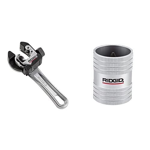 RIDGID Copper and Stainless Steel Tubing Tools Bundle with Reamer and Cutter - size: 1/4" to 1-1/4", style: Reamer + Cutter