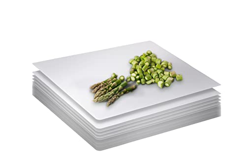 Crown Display Disposable Cutting Boards 100 Count Premium Quality Disposable Sheets For Kitchen And Commercial Use ~ Patent Pending ~ Recyclable Disposable Cutting Board Sheets (Medium (10"x13.5")) - color: White, size: Medium 100 Count