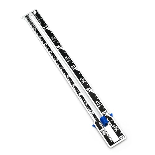 Sewing Gauge Sewing Measuring Tool, 5-in-1 Sliding Gauge Measuring Sewing Ruler