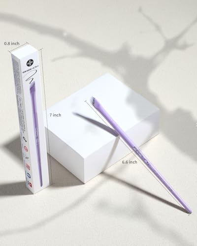 Eyeliner Brush, EIGSHOW Sickle Angled Gel Eyeliner Brush - color: Matte Purple