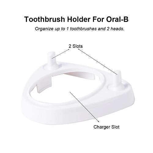 Single Charger Holder Compatible with Oral-B Electric Toothbrushes, 2 Pack - color: 2 pack