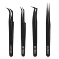 Eyelash Tweezers for Lash Extensions, Professional Lash Tweezers Kit