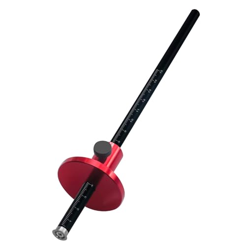 Wheel Marking Aluminum Alloy Precision Ground Steel Rod Woodworking Mortise Parallel Scribing Tool