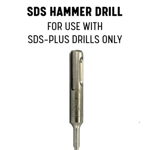 Drill America 3/4" x 8" SDS Cross Tip Hammer Drill Bit, SDS4F Series - size: 3/4" x 8"