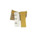 50Pcs 3.62x1.18 inch Micro Sander Paper, Mini Sanding Sheets Strips, for Wood, Metal, Crafts, Tight Spaces, Small Project Polishing (320 Grit) - size: 320 Grit