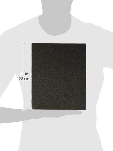 Mercer Industries 2201200C - 9 x 11 Silicon Carbide Waterproof Paper Sheets, Grit 1200C (50 pack) - size: Grit 1200C