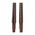 2Pcs High Carbon Steel Straight Shank Morse Taper Reamer Rough + Fine Hand Reamer Set Replacement (MT1)