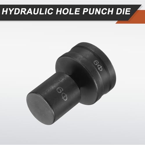 HARFINGTON Hydraulic Hole Punch Die Φ9mm Round Hole 40Cr Steel Electric Punching Kit for CH70 Electric Punching Machine, Black - size: Φ9mm