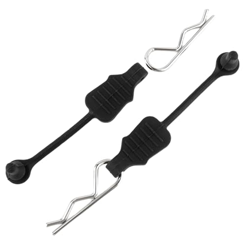 30 Pieces 1.4mm RC Cars Body Clips with Pull Tabs for Universal 1:8 1:10 Remote Control Trucks & 1 PCS Hole Puncher Reamer for RC Body Shell Drills Tool - size: 1.4mm