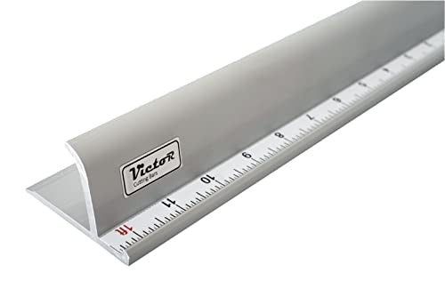 Victor 12-Inch Professional Aluminum Safety Ruler Durable Safety