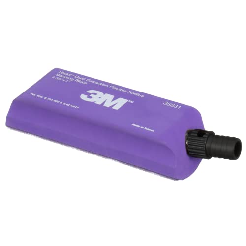 3M Hookit Dust Extraction Flexible Radius Sanding Block 35831 - size: 178 mm x 66 mm, style: Curved