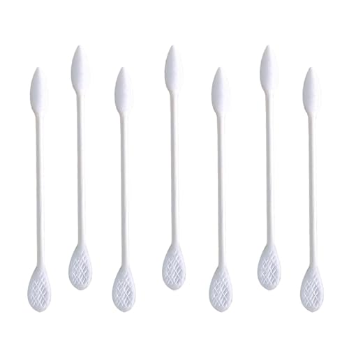 Paper Stick Thick Cotton Swabs with Precision and Flattened Tip 375pcs - size: 375pcs