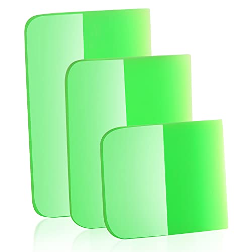 Gebildet 3 in 1 Anti-Scratch Rubber Squeegee, PPF & TPU Material for Car, Suitable for Vinyl Wrap & Window Tint - color: Green-e913