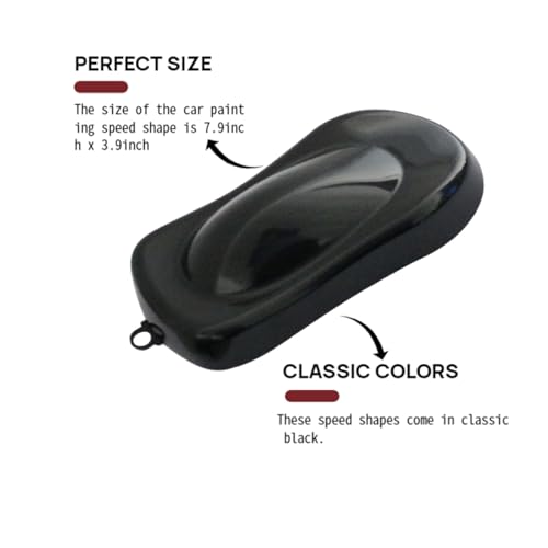10PCS Car Painting Speed Shapes Model Display with Small Hook - color: 10PCS black speed shapes