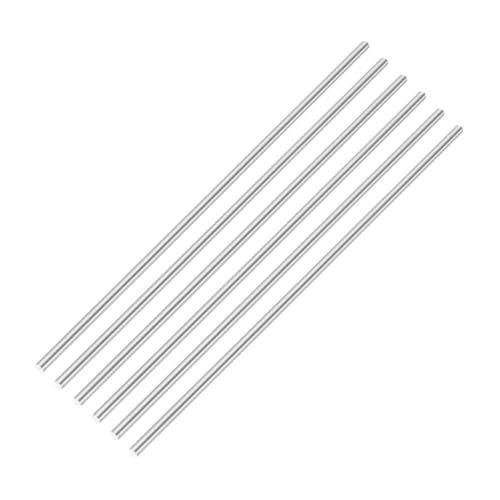 MECCANIXITY Round Steel Rod, 2.9mm x 200mm HSS Lathe Bar Stock Tool 6 Pcs - size: 2.9mm x 200mm