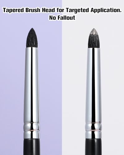 EIGSHOW Small Smudge Brush for Precise Eye Brightening and Under Eye Highlighting (E834) - color: E834