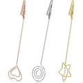 3PCS Clips for Joints, Multi-Functional Picture Card Holders - color: Heart Star& Round