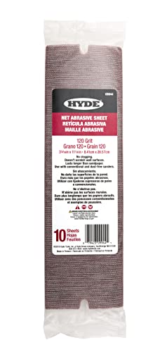Hyde 09944 Abrasive Sanding Net Sheets, 120 Grit, 10-Sheets - size: 120 Grit