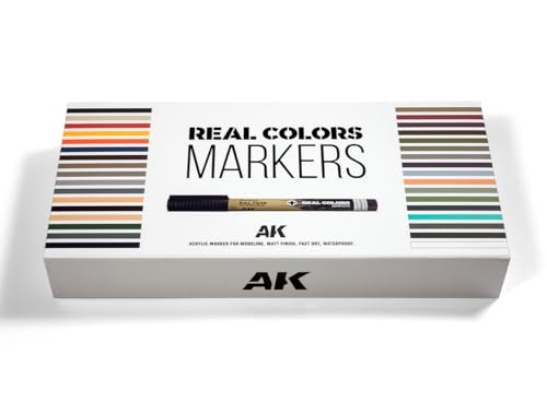 Ak Interactive - Special Box 34 Real Colors Markers