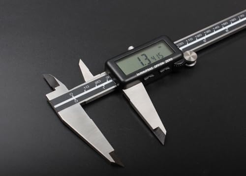 Accusize Digital Caliper, 12 in/300 mm, Full Screen LCD - color: Gray LCD, size: 12" / 0-300mm