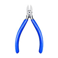 Wire Cutters, 5 Inch Precision Diagonal Cutters, Spring Loaded Side Cutting Pliers for Crafts, Jewelry Making - color: Blue, size: 5 inch