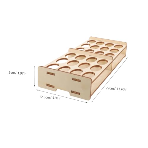 Wood Paint Rack Organizer for Pigments and Water Paints DIY - size: 29.00X12.50X5.00CM