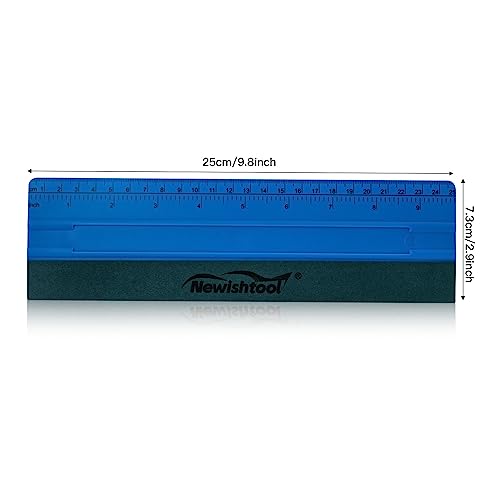 NEWISHTOOL Squeegee for Vinyl, Sign Making, Decals, Craft, Wallpaper Tools - color: Blue, size: 25cm