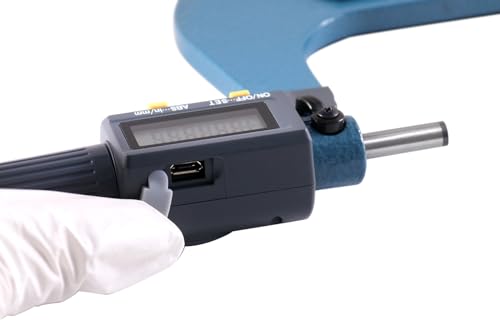 Accusize Industrial Tools 4-5''/100-125 mm by 0.00005''/0.001 mm 2 Keys Electronic Digital Outside Micrometer, Metric/Imperial, Md71-0005 - size: 4-5"